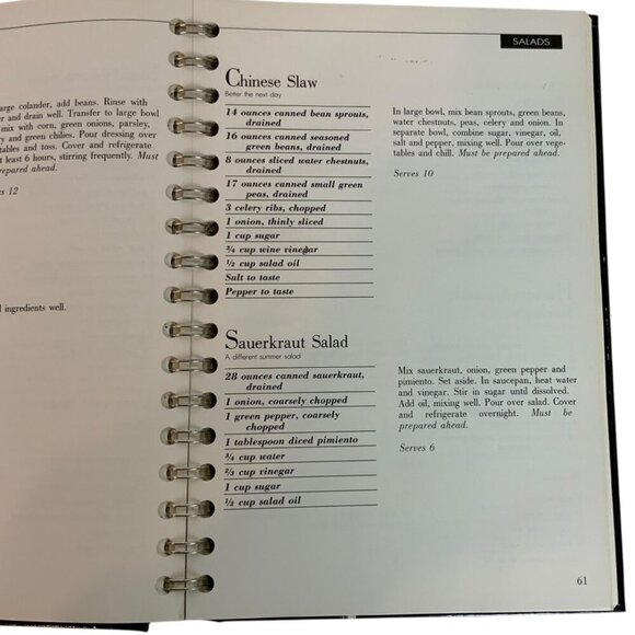 Plain & Fancy Cookbook Junior League Of Richardson Texas 1984 Recipes Hardcover - Picture 6 of 11